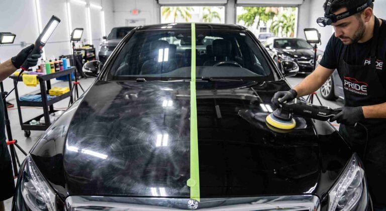 Precision Paint Correction and Refinishing How Professional Techniques Transform Imperfect Automotive Surfaces